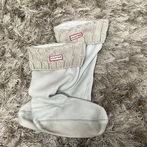 Grey tall hunter socks